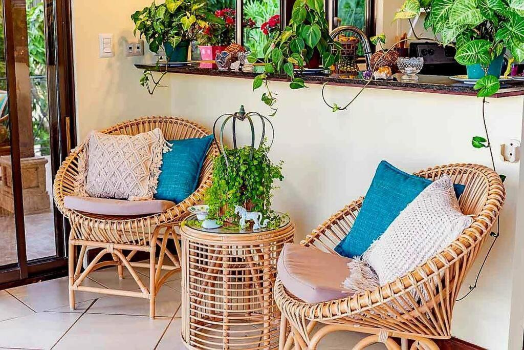 Villa Amor Del Mar With Breathtaking View Of Ocean & Jungle Dominical Eksteriør bilde