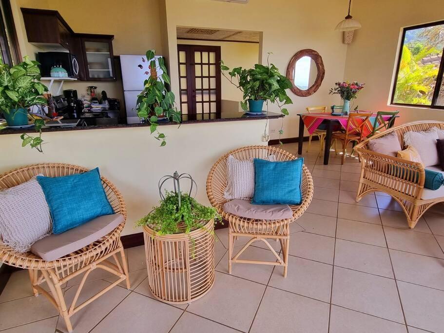 Villa Amor Del Mar With Breathtaking View Of Ocean & Jungle Dominical Eksteriør bilde