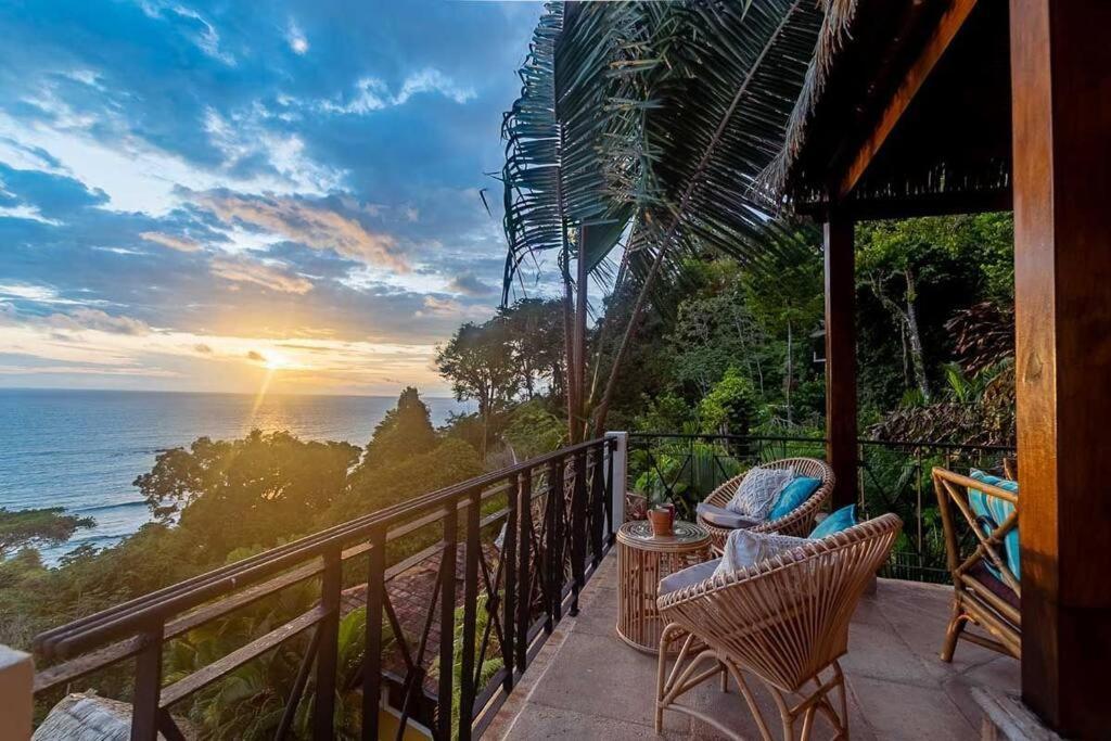 Villa Amor Del Mar With Breathtaking View Of Ocean & Jungle Dominical Eksteriør bilde